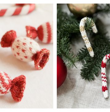 8 Christmas Candy Knitting Patterns Christmas Candy Knitting Patterns