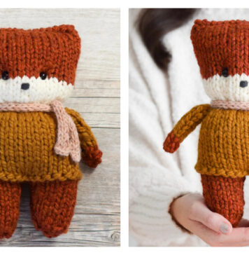 Easy Fox Free Knitting Pattern