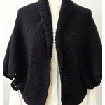 Folded Shrug Free Knitting Pattern