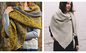 Honeycomb Shawl Knitting Patterns