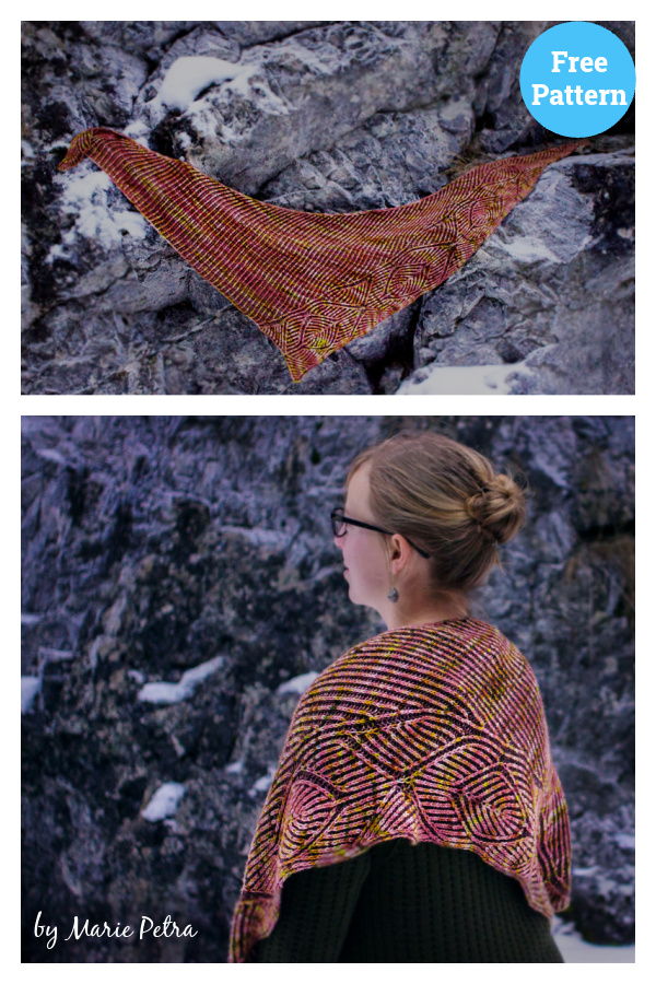 Lascaux Shawl Free Knitting Pattern