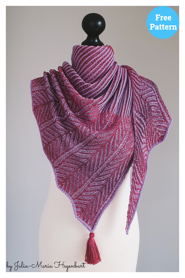 Manuia Shawl Free Knitting Pattern