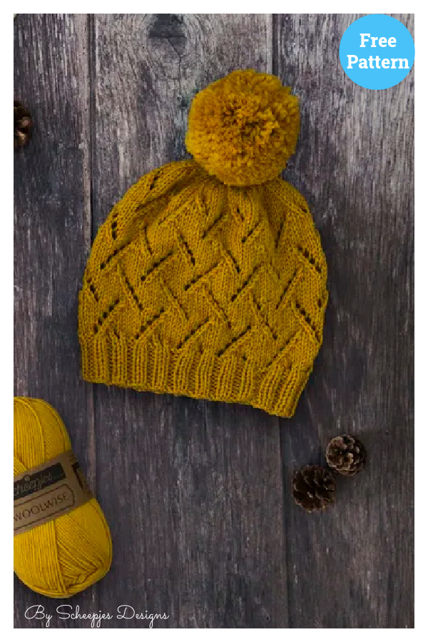 Oh So Comfy Hat Free Knitting Pattern