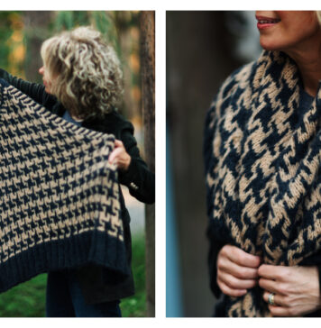 Rakish Shawl Free Knitting Pattern