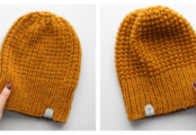 Roxana Reversible Beanie Free Knitting Pattern