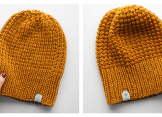 Roxana Reversible Beanie Free Knitting Pattern