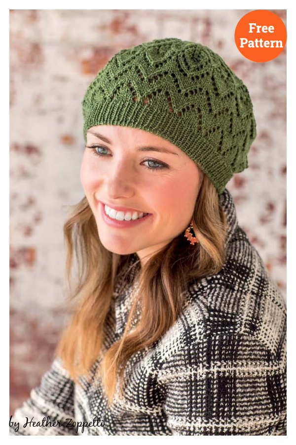 Salunga Beret Free Knitting Pattern