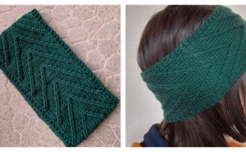 Sapin Headband Free Knitting Pattern and Video Tutorial