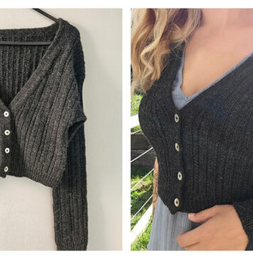 Twist Cardigan Free Knitting Pattern