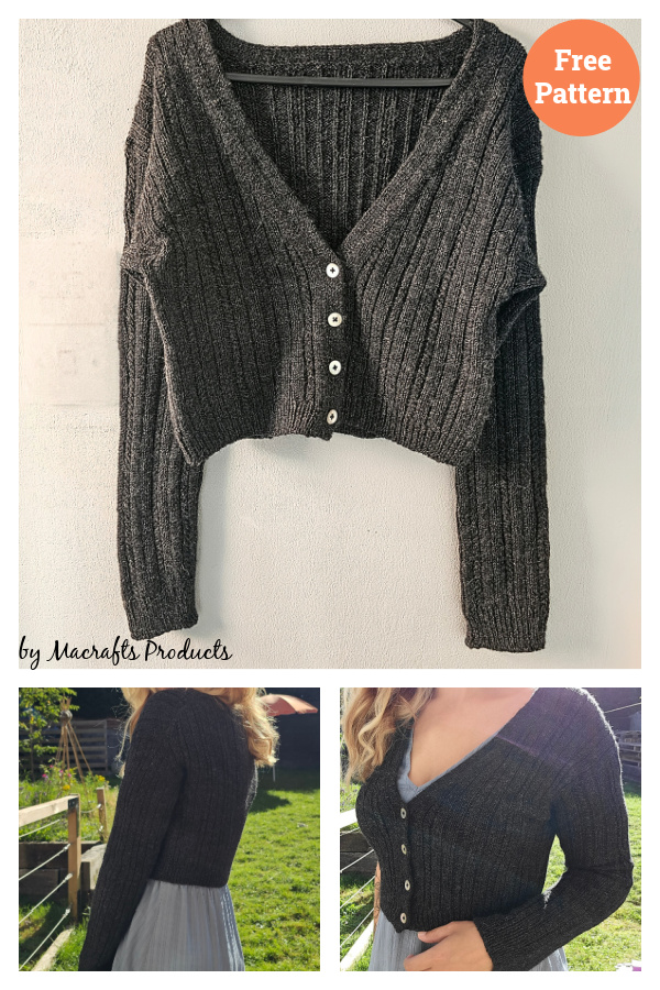 Twist Cardigan Free Knitting Pattern