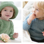 Boat Neck Baby Sweater Free Knitting Patterns