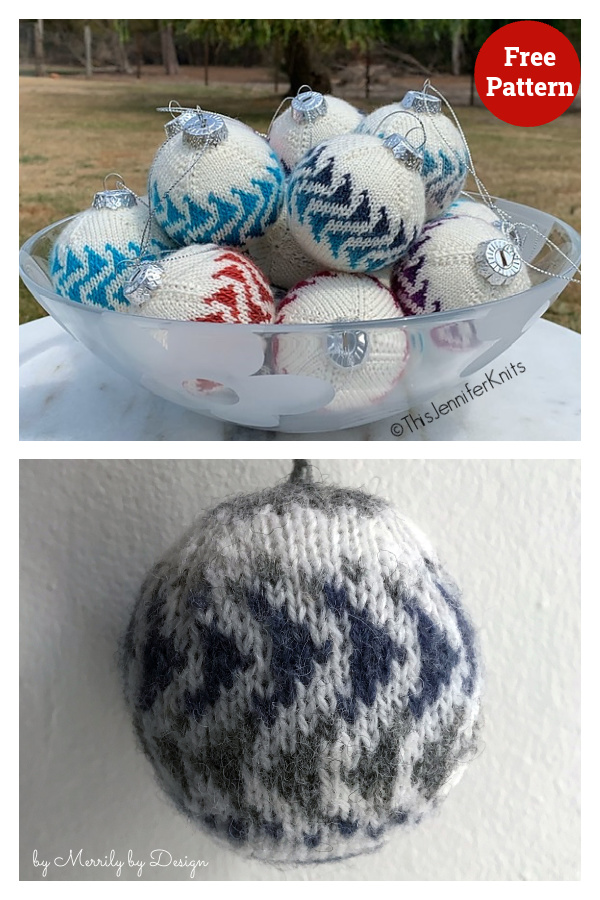 Bousta Bauble Free Knitting Pattern