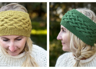 Celtic Cable Headband Free Knitting Pattern