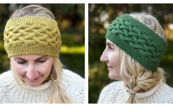 Celtic Cable Headband Free Knitting Pattern