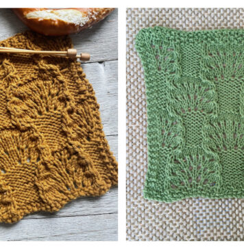 Central Park Dishcloth Free Knitting Pattern