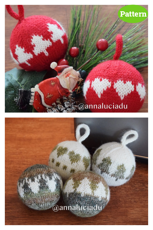 Christmas Balls Knitting Pattern