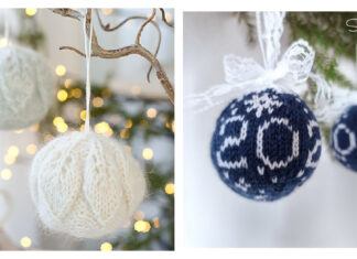 Christmas Baubles Knitting Patterns