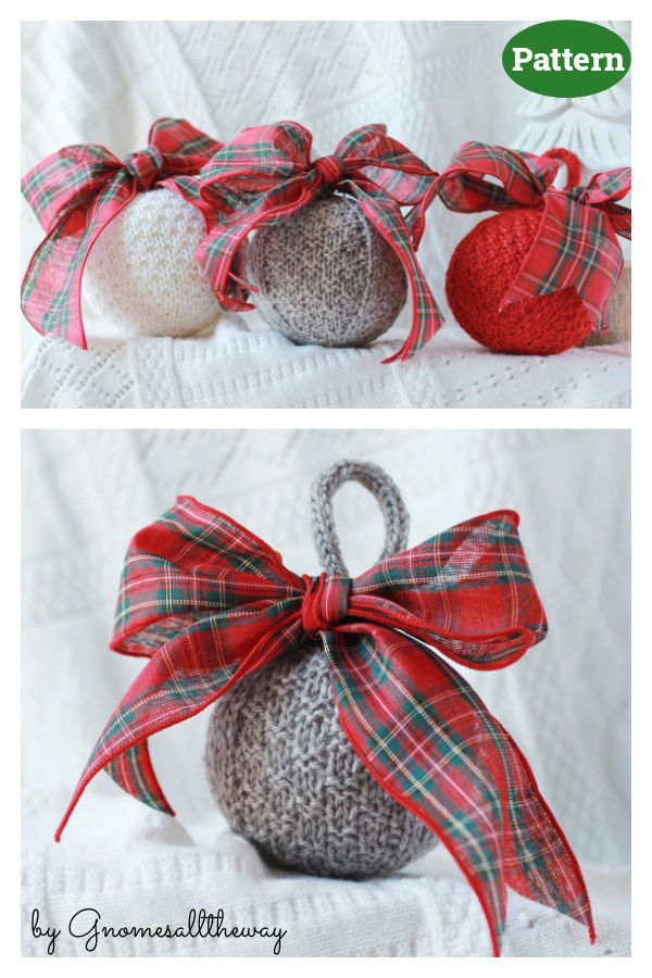 Christmas Ornaments Knitting Pattern