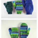 Double Mitts Free Knitting Pattern