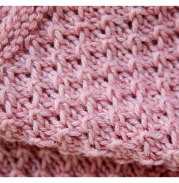 Drops of Love Baby Blanket Free Knitting Pattern