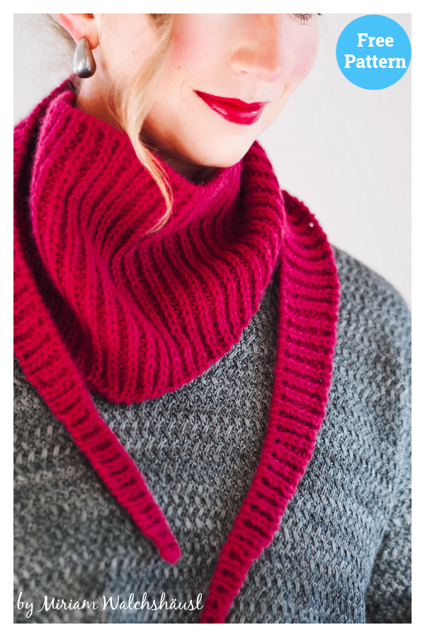 Luise Shawlette Free Knitting Pattern