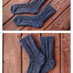 Martha Socks Free Knitting Pattern