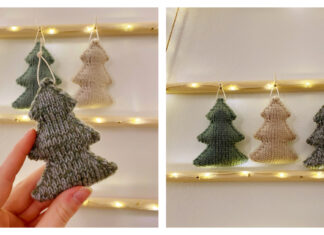 Merry Mini Tree Free Knitting Pattern