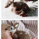 Miniature Fallow Deer Knitting Pattern