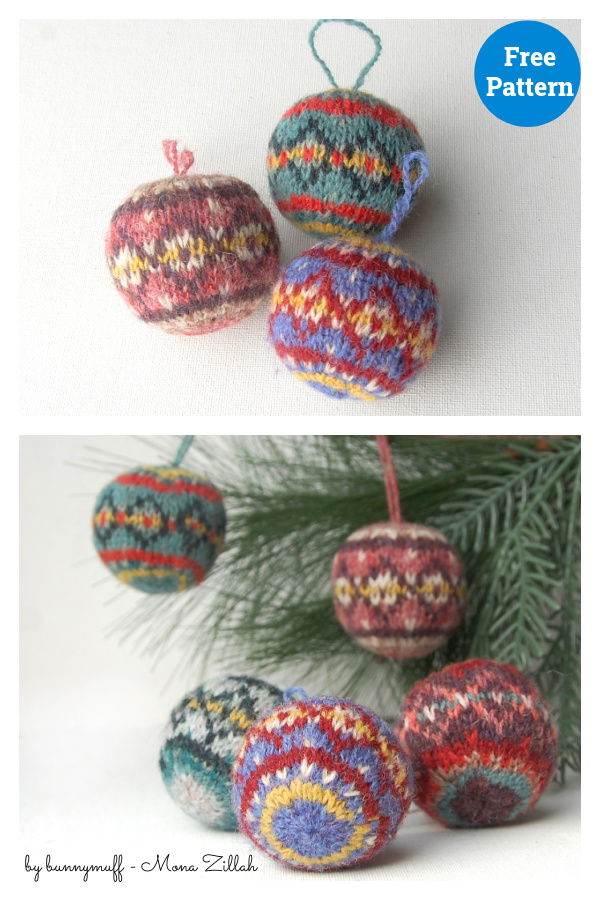 Swatch Baubles Free Knitting Pattern