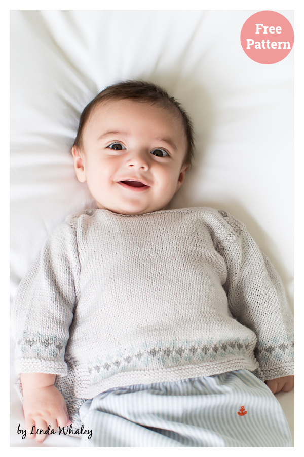 Unisex Boat Neck Sweater Free Knitting Pattern