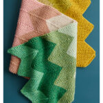 Vintage Chevron Blanket Free Knitting Pattern