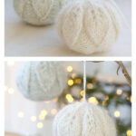 Winter Whisper Baubles Free Knitting Pattern