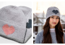 Double Brimmed Beanie Free Knitting Pattern