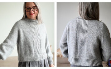 Emma Pullover Sweater Free Knitting Pattern