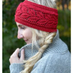 Falling Leaves Headband Free Knitting Pattern