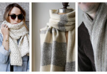 Linen Stitch Scarf Knitting Patterns