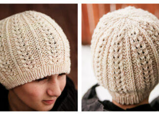 Martha Beanie Hat Free Knitting Pattern