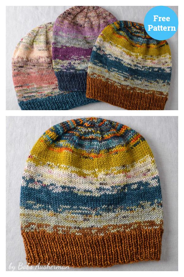 Mash It Up Beanie Free Knitting Pattern