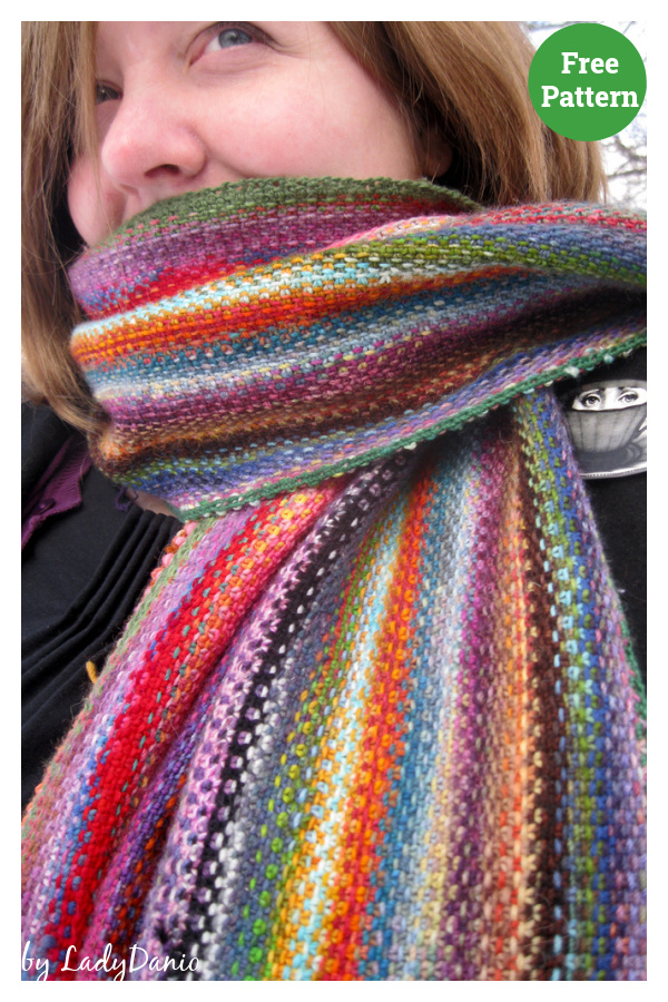 Mini Mania Scarf Free Knitting Pattern