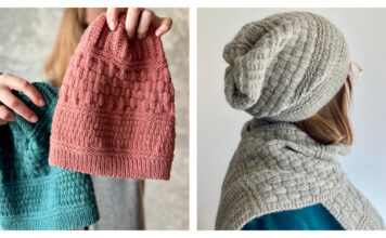 Mix it up Beanie Free Knitting Pattern