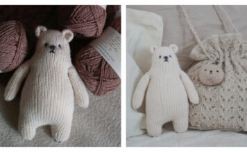 Polar Bear Free Knitting Pattern