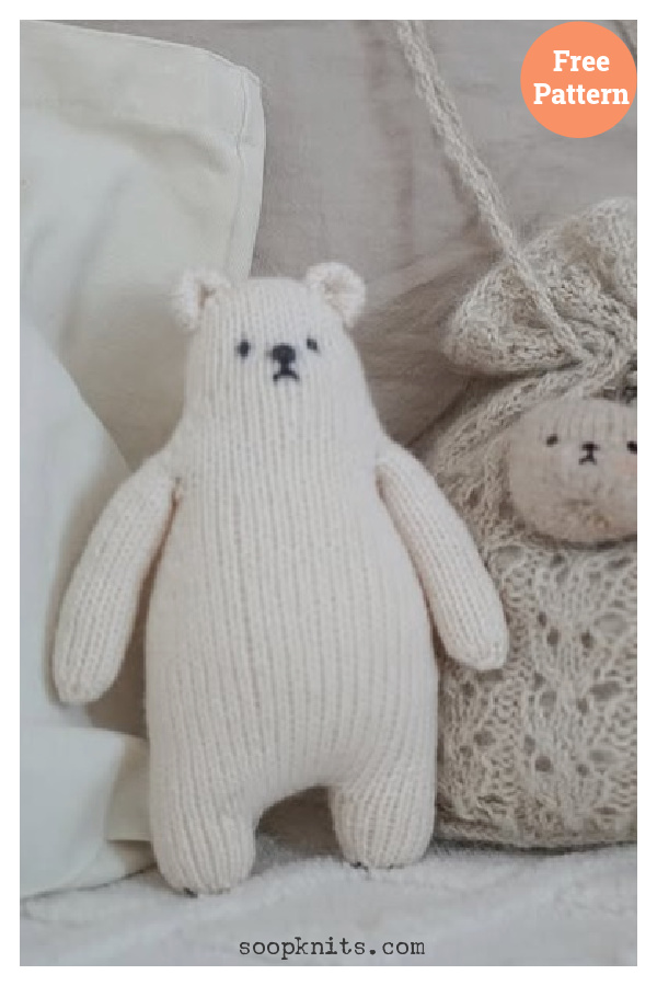 Polar Bear Free Knitting Pattern