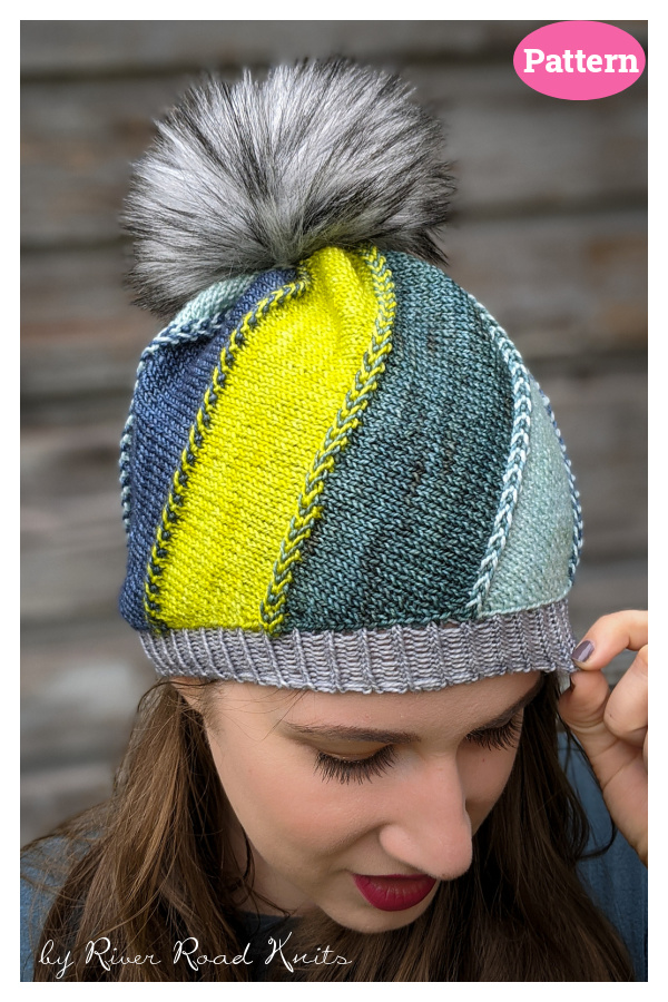 Scrap Lat Hat Knitting Pattern