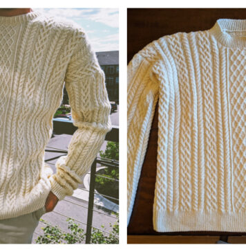 The Handsome Chris Pullover Free Knitting Pattern