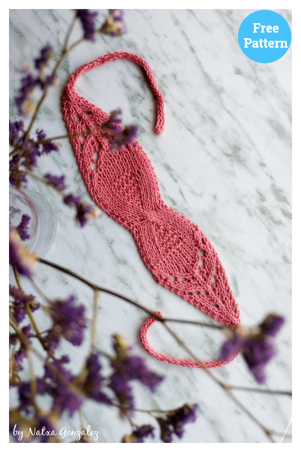 Wildflower Headband Free Knitting Pattern