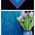 A Blessing of Bellflowers Shawl Free Knitting Pattern