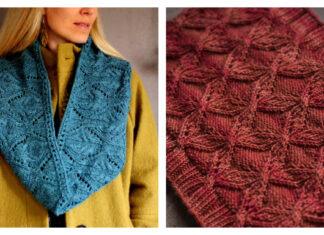 Cable and Lace Cowl Free Knitting Patterns