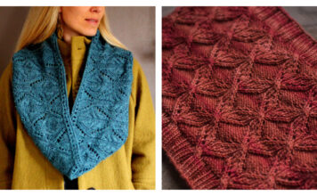 Cable and Lace Cowl Free Knitting Patterns