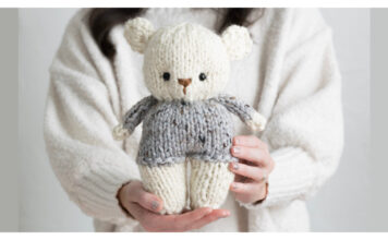 Easy Teddy Bear Free Knitting Pattern