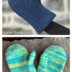 Felted Oven Mitt Free Knitting Pattern